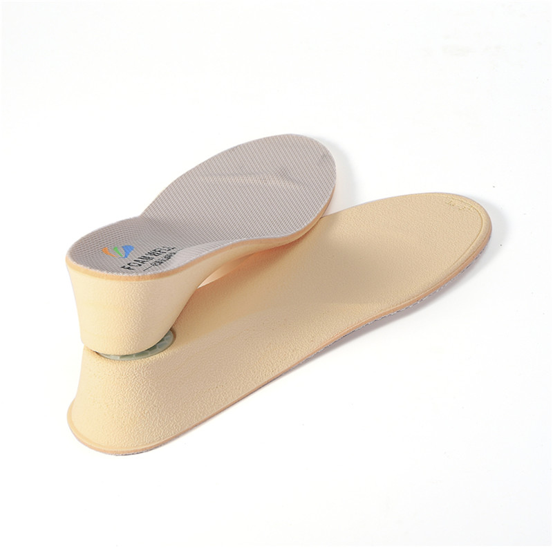 Високо качество 5D Memory Foam PU GEL CUshion Shoo Elevor Comfort Invisible Plastic Height ncressed Insoles