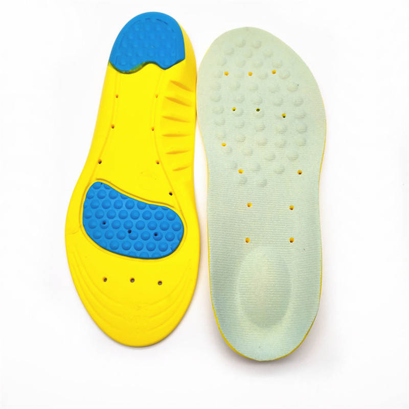 Amazon Best Seler Shock Absorption Comfort asle PU Foam Sports Shoe Insoles for Fete Relief
