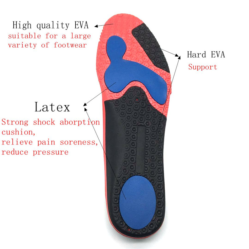 2020 Съвременен дизайн Комфортен EVA Flat Feet Arch Insole Orthotic